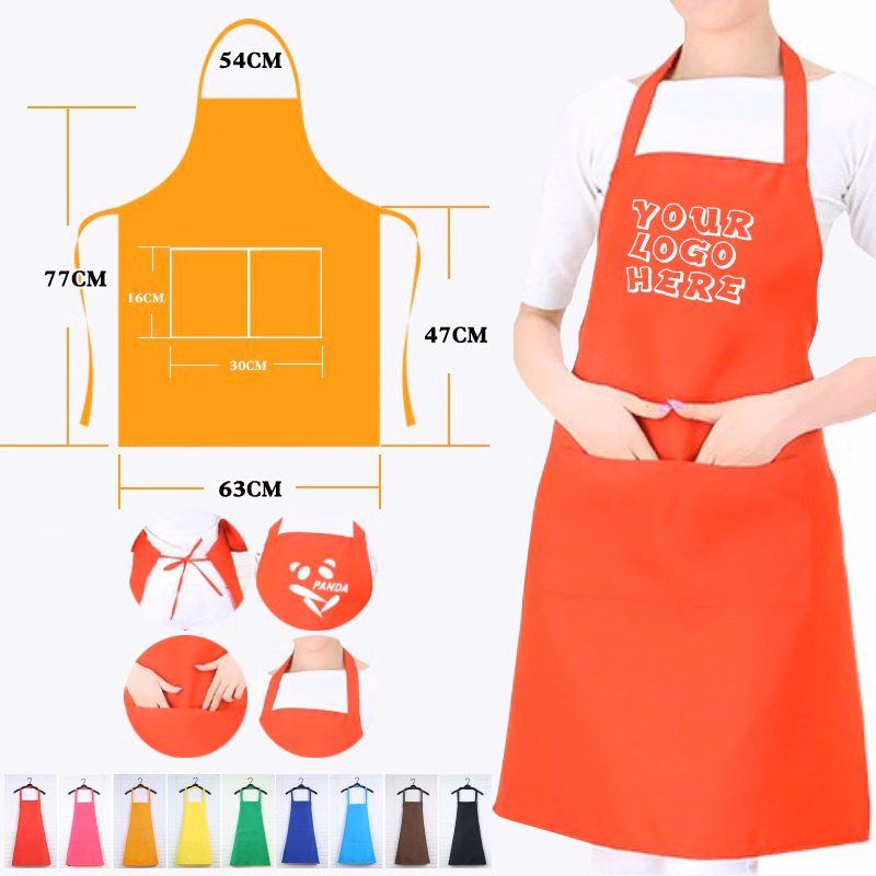 Uniform Cloth Apron w/ Two Pockets