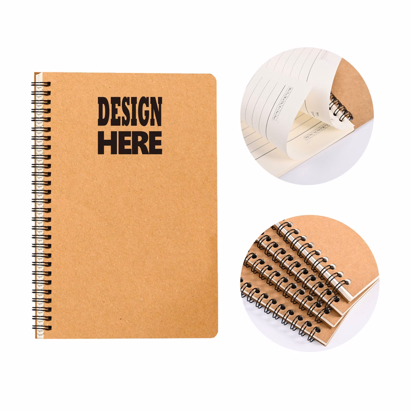 Kraft Spiral Notebook
