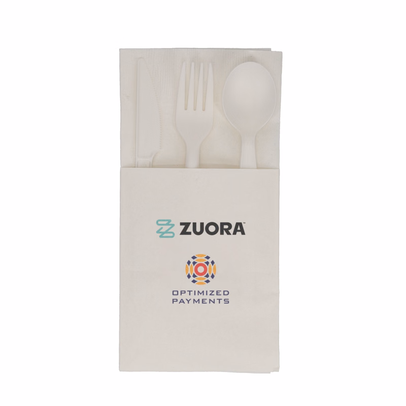 Pocket Napkin 2 Ply White Digital Print