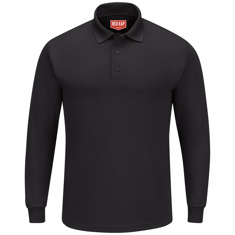 Red Kap® Men's Long Sleeve Performance Knit® Polo