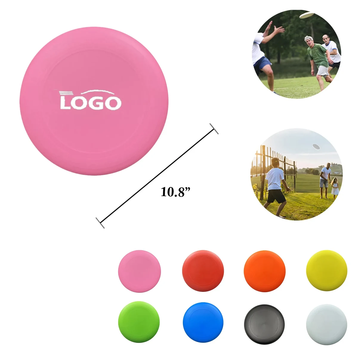 MOQ25 175g Professional PE Sports Flying Disc 1