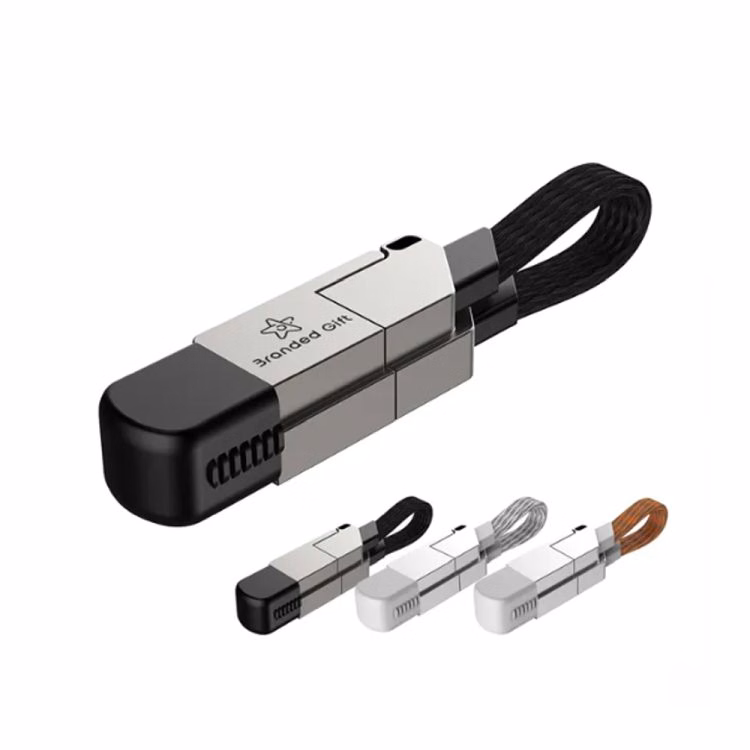PortableMagneticKeyring5in1USBChargerDataCord