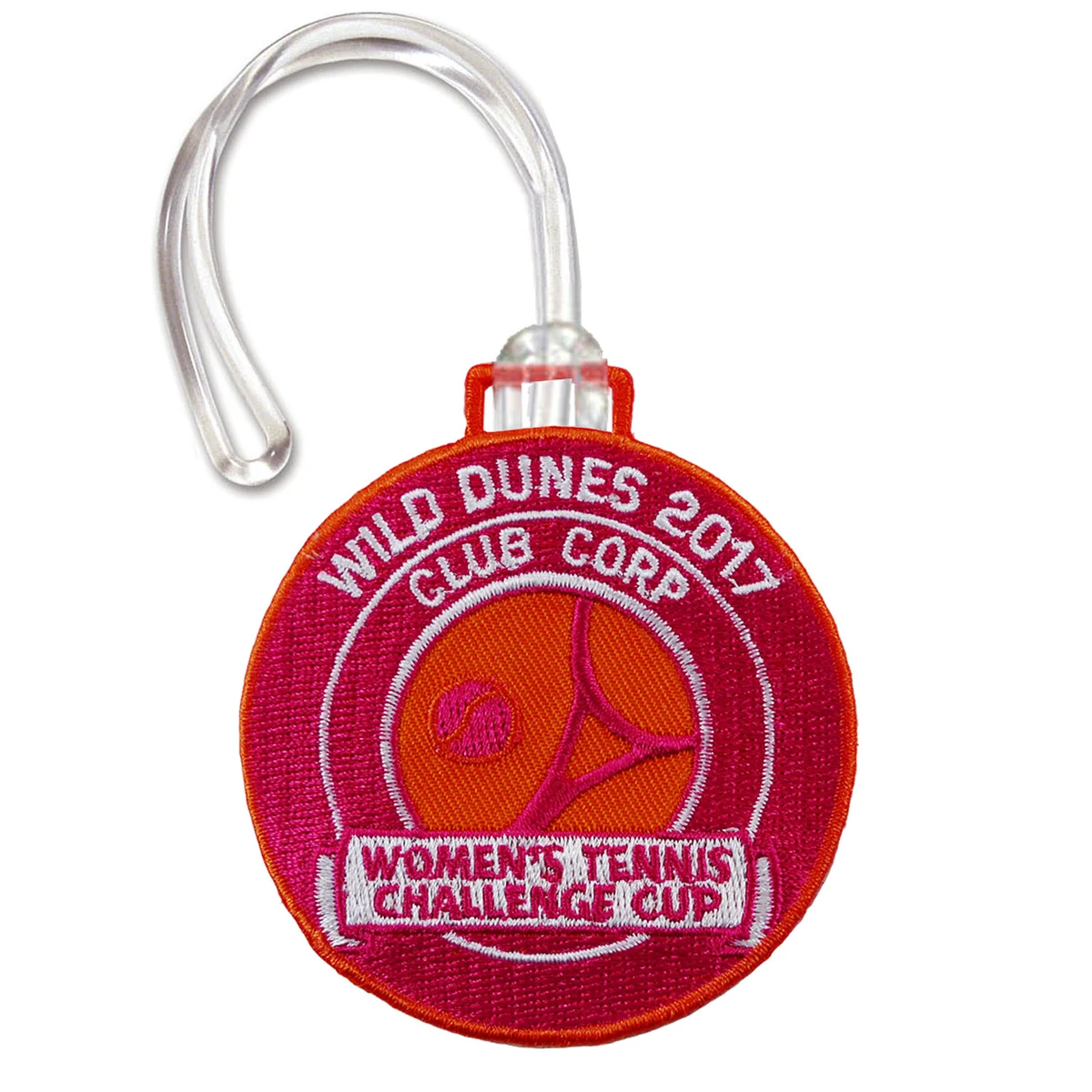 Embroidered 2 Sided Bag Tag 1