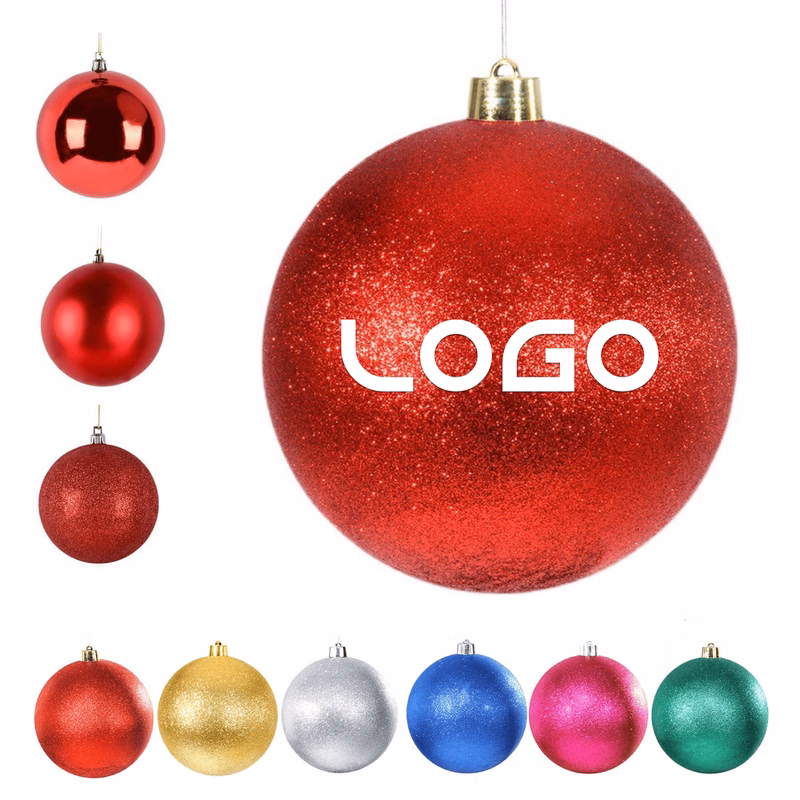Factory Supply Custom Plastic Hanging Bauble 3.15in
