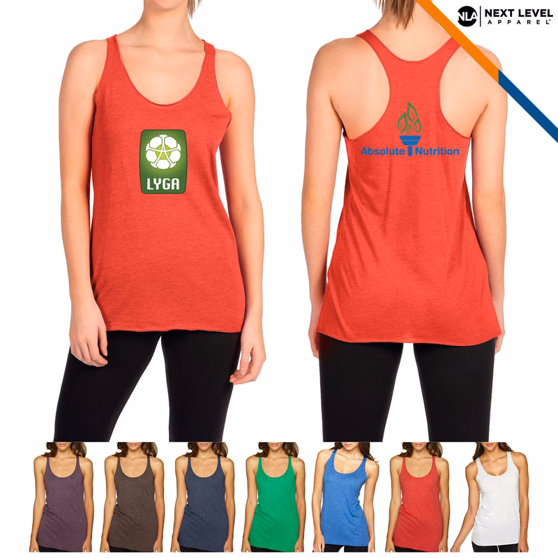 Next Level® 4.3 oz Tri-Blend Racerback Tank Tops