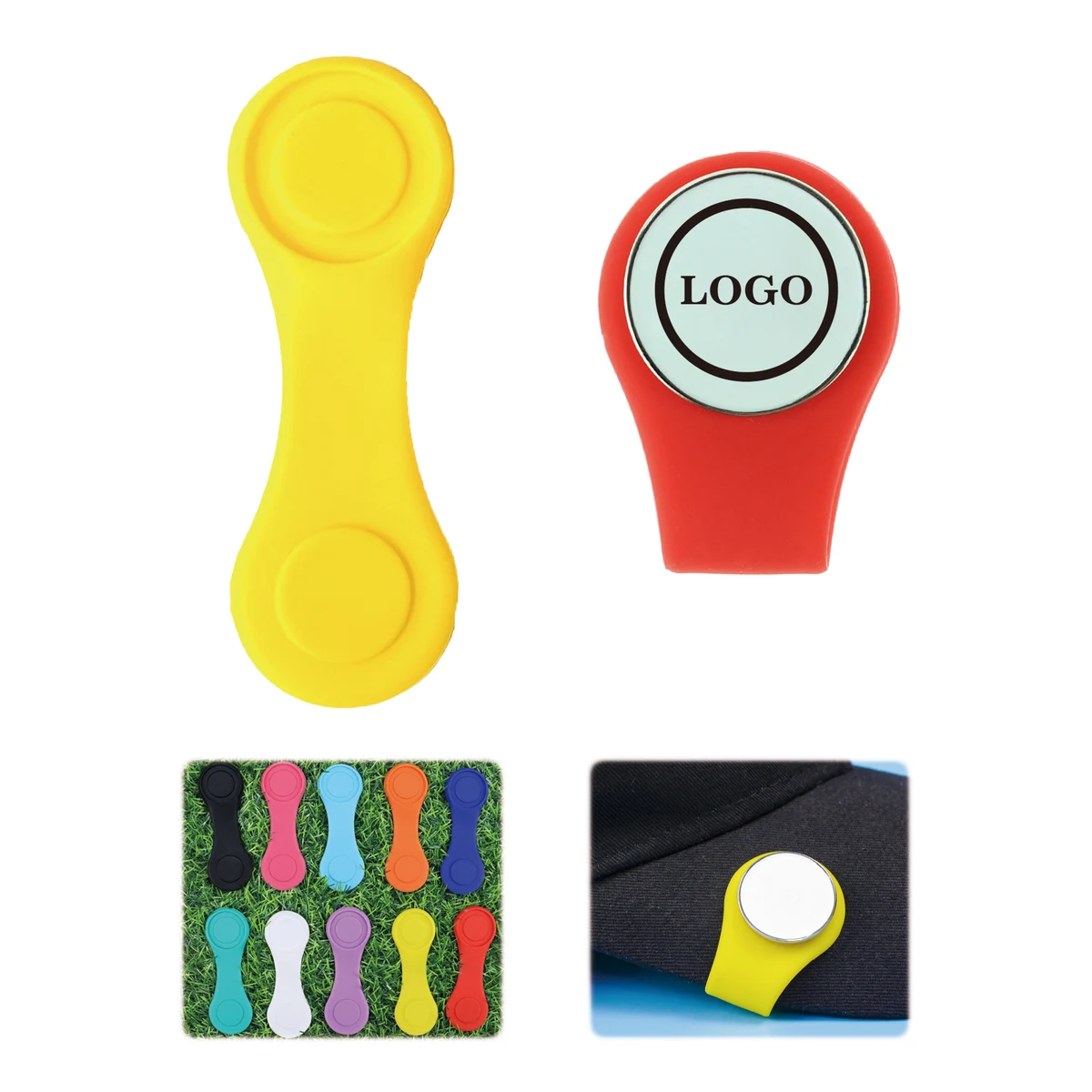 Magnetic Silicone Golf Cap Clip 1