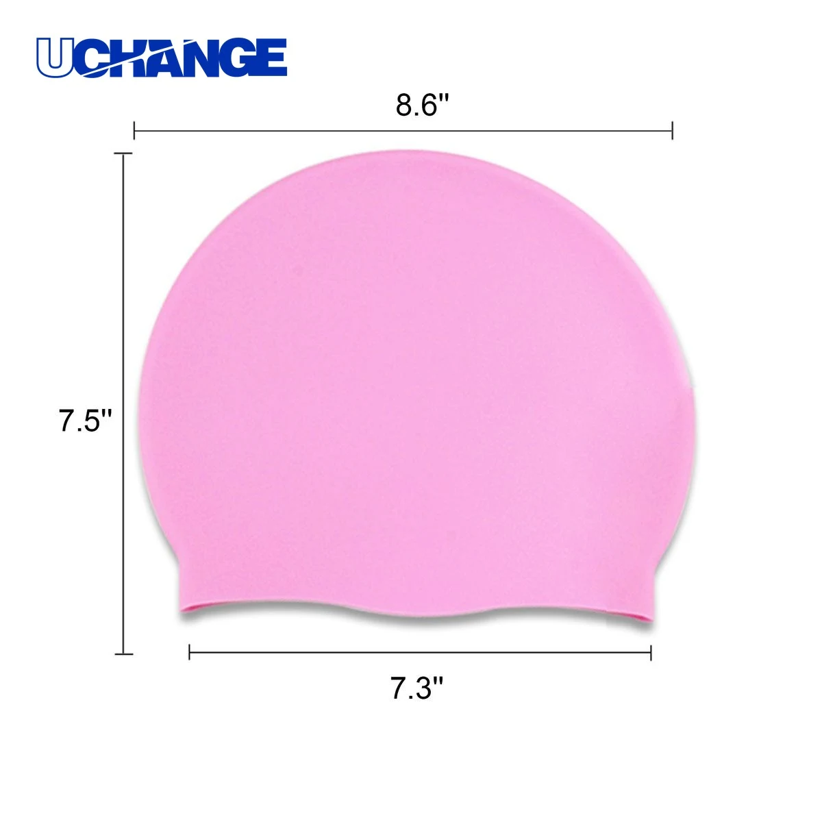 Flat Style Silicone Swim Cap 1