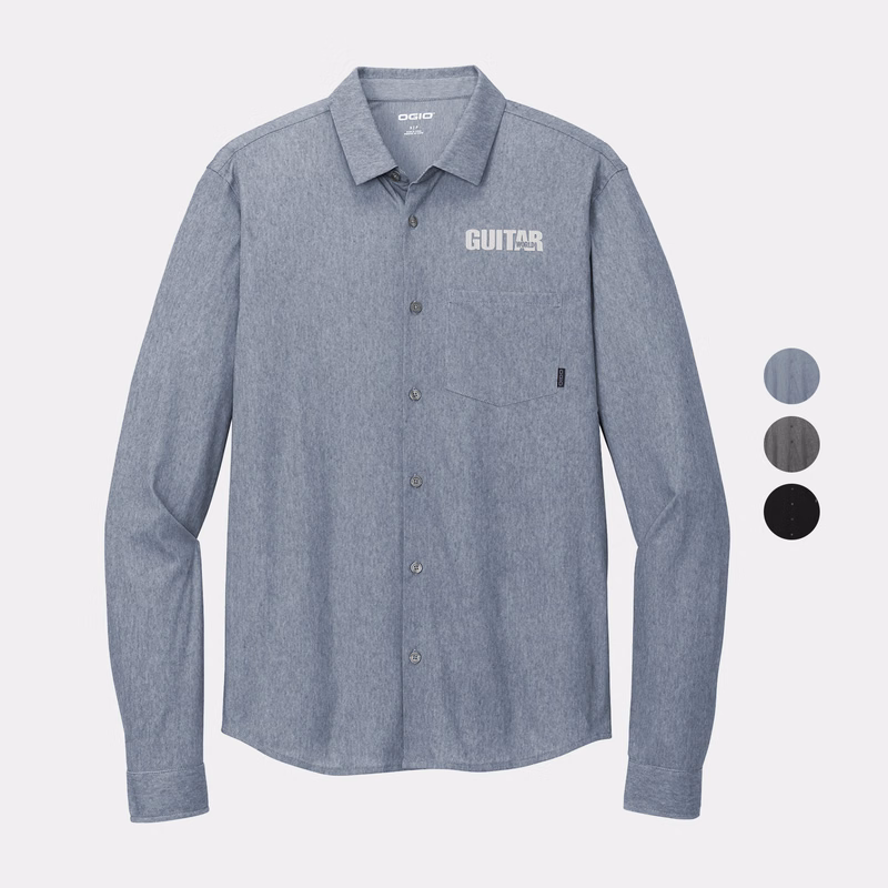 OGIO® Open Collar Long Sleeve Shirt