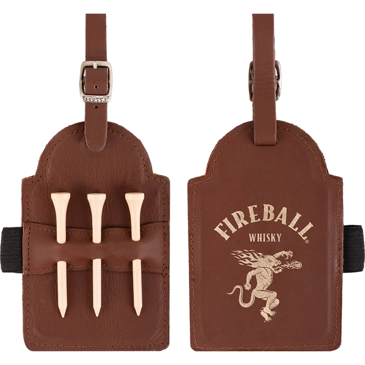 Golf Tee Caddie (Vegetable Leather) 1