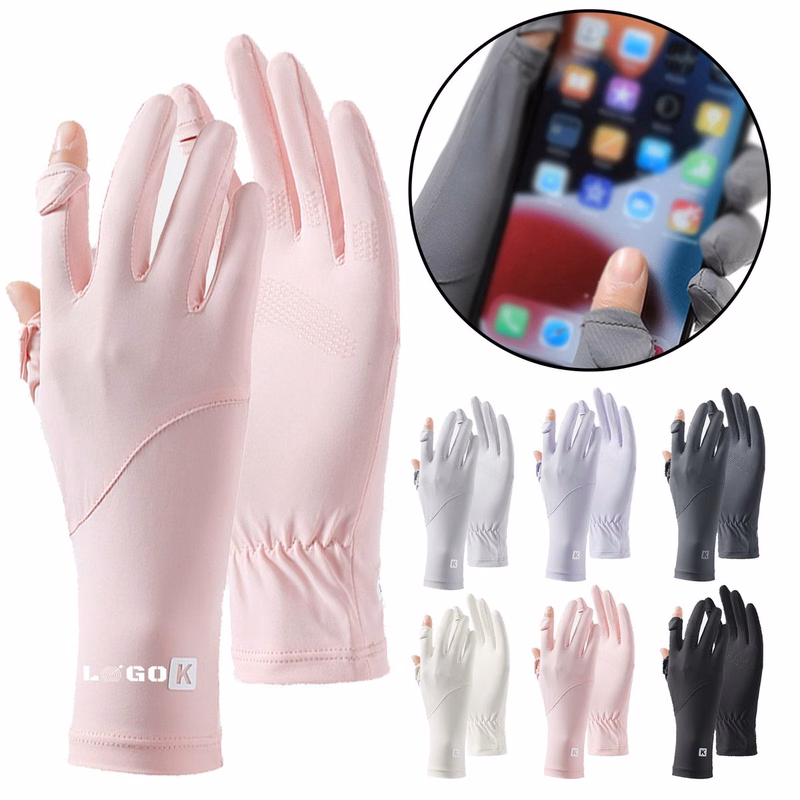 UV Protection Ice Silk Gloves Sun