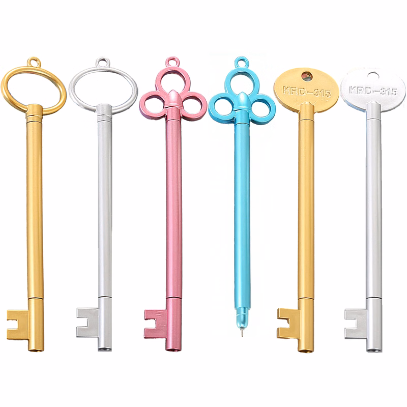 Plastic Key Shaped Neutral Pen