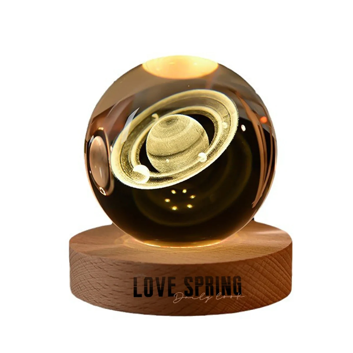Birthday Valentine's Day Gift USB Illuminated Crystal Ball 1