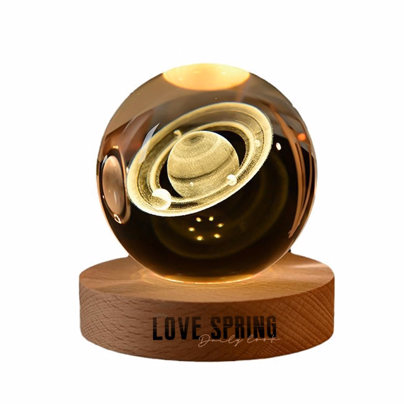 Birthday Valentine's Day Gift USB Illuminated Crystal Ball