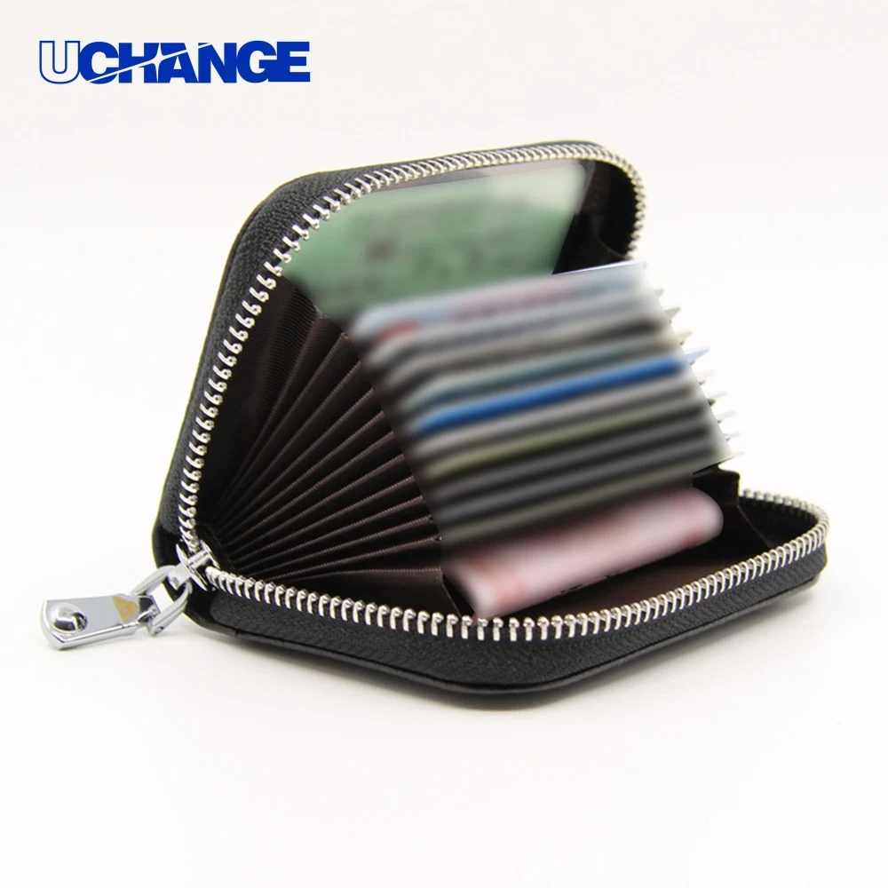 RFID Anti-Theft Leather Card Holder Wallet 1