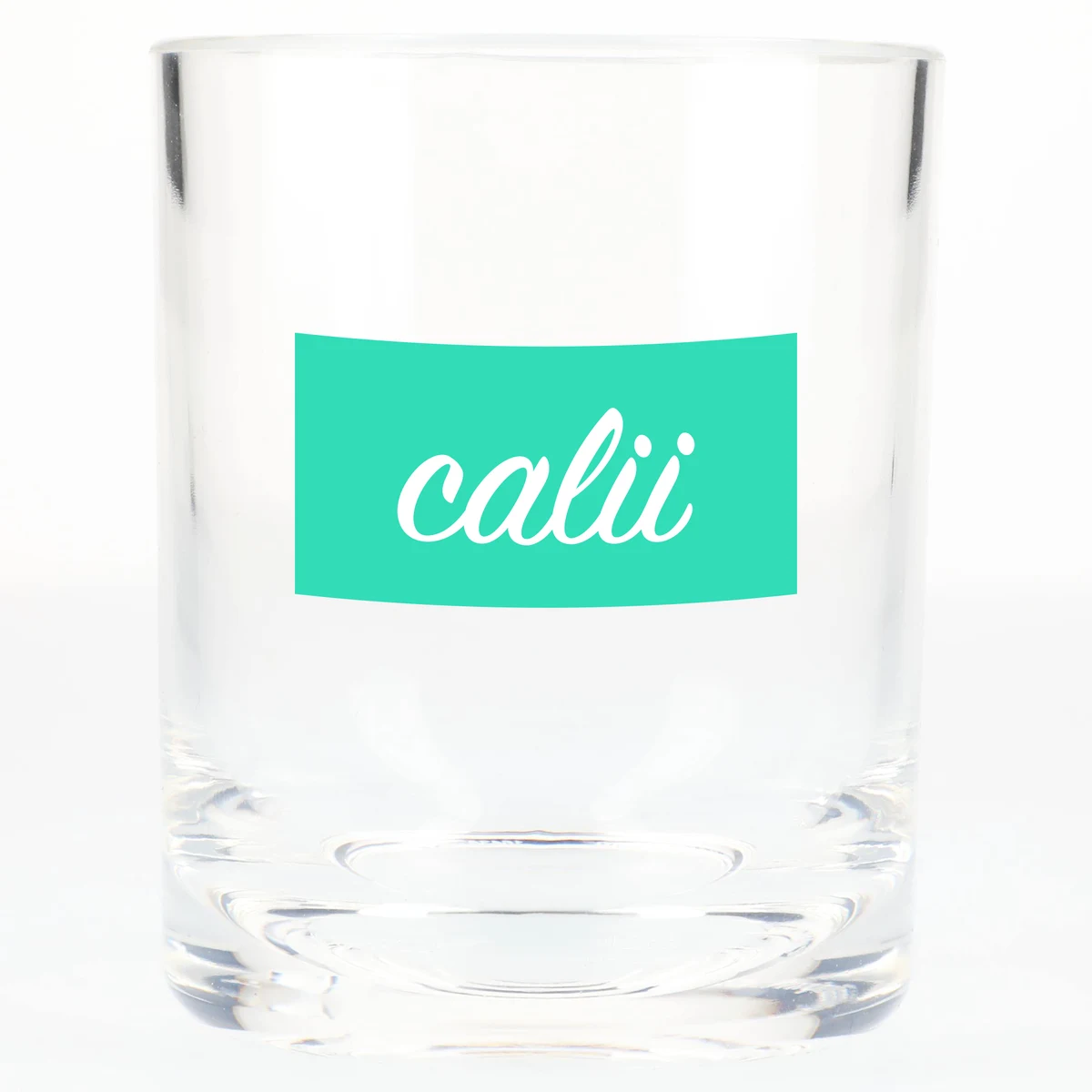 12 oz SiliPint Crystal Clear Silicone Rocks Glass 1