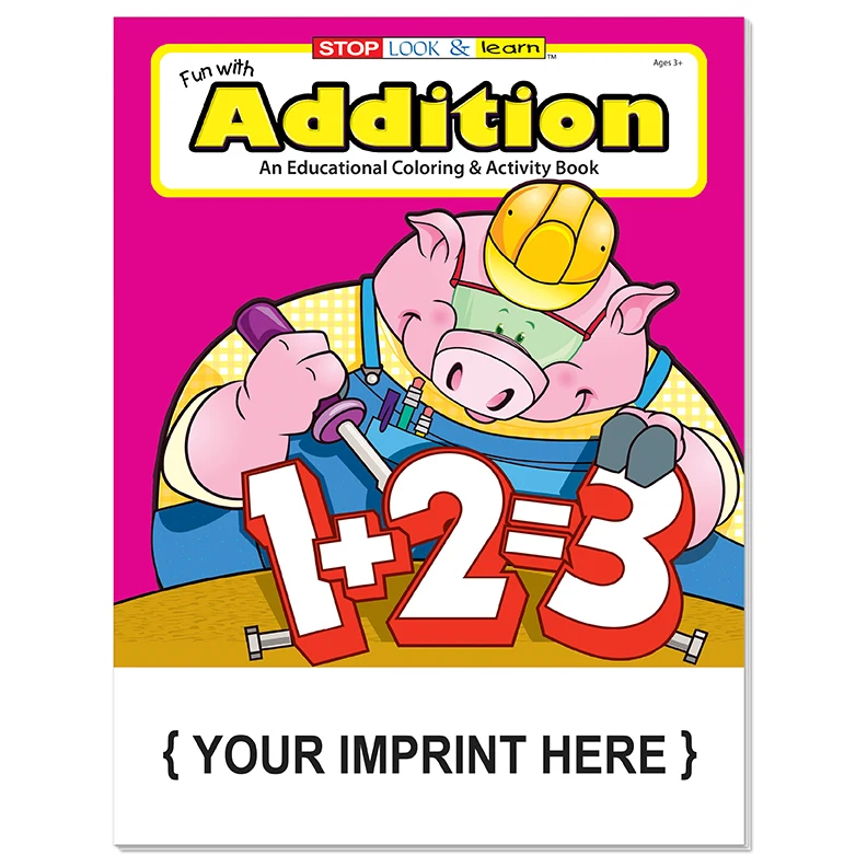 COLORING BOOK - Fun With Addition Coloring & Activity Book 1