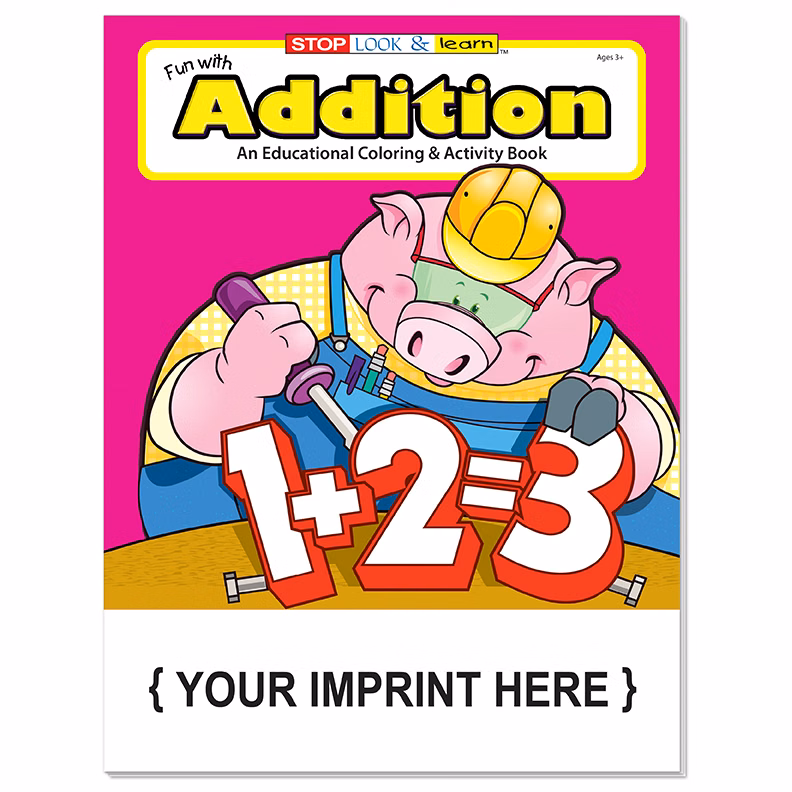 COLORING BOOK - Fun With Addition Coloring & Activity Book