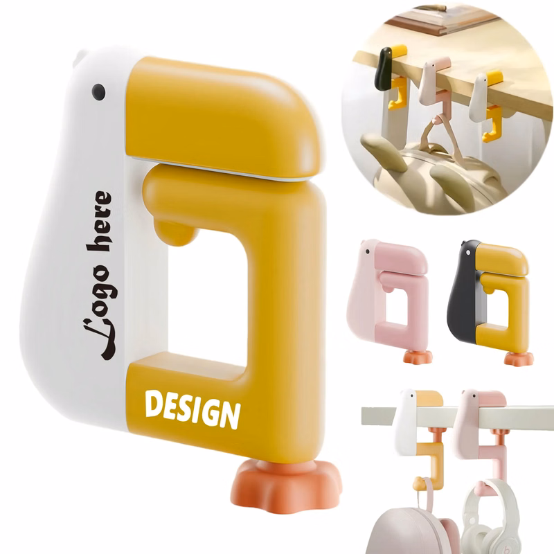 Cute Adjustable Duck Hook for Desk and Schoolbag