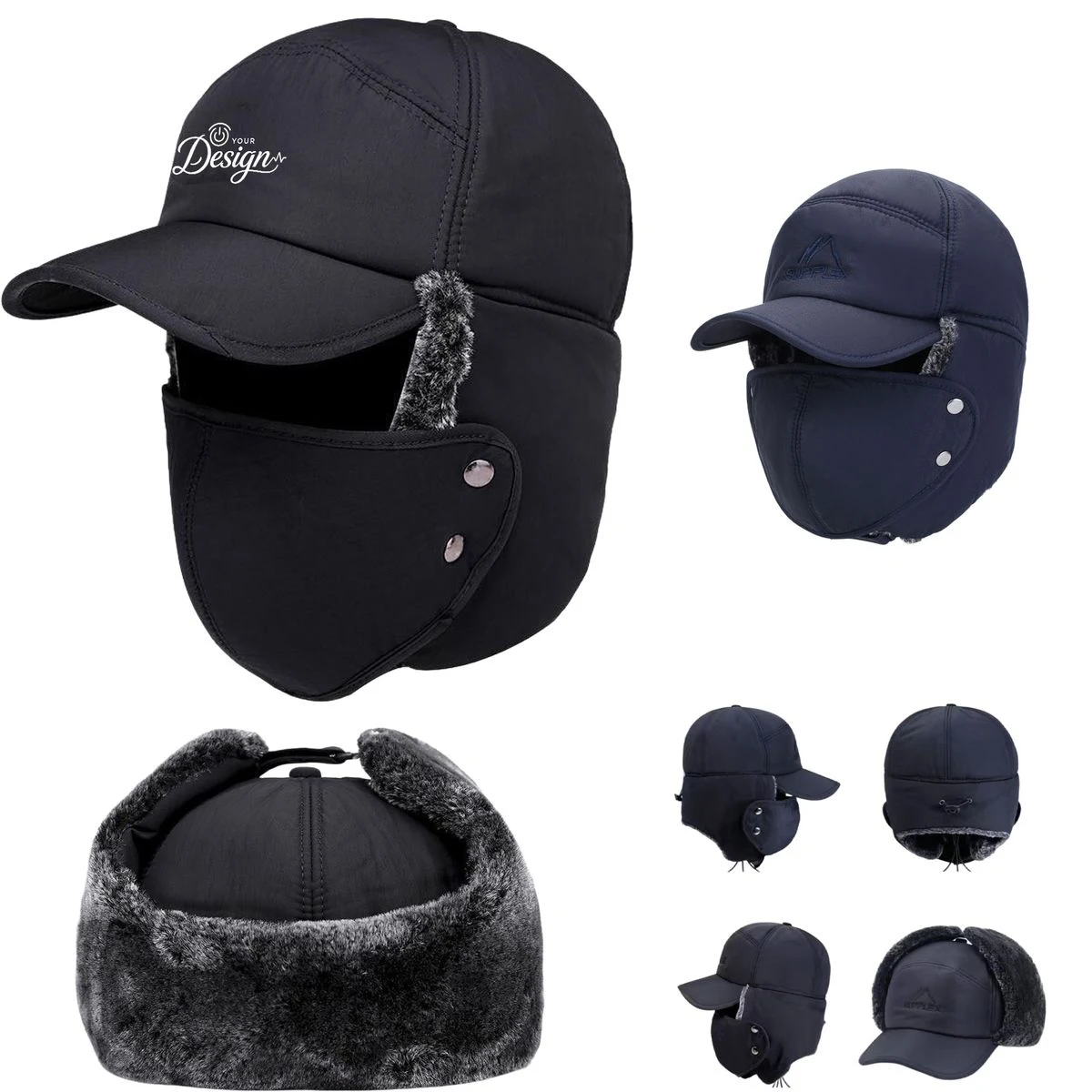 Heavy-Duty Cold-Weather Trapper Hat 1