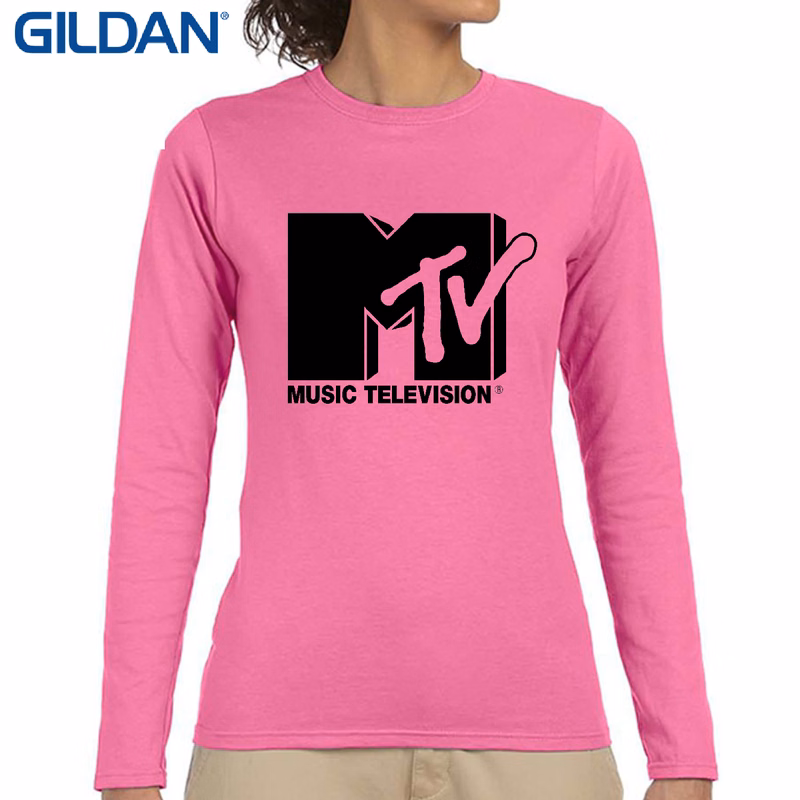 Gildan 4.5 oz 100% Cotton Preshrunk Softstyle Girls' Fit Long Sleeve T-Shirts