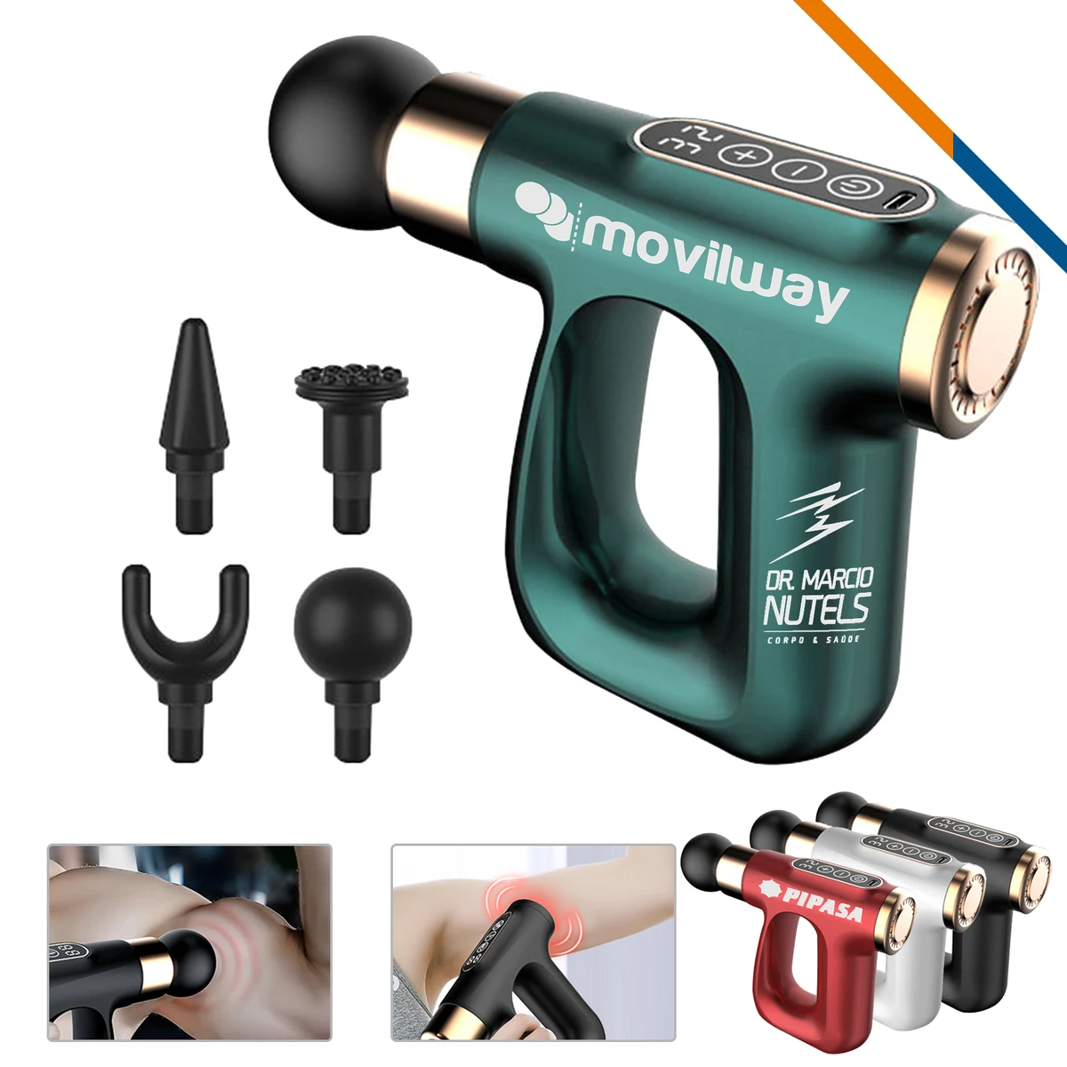 Nioe Massage Gun with Grip 1