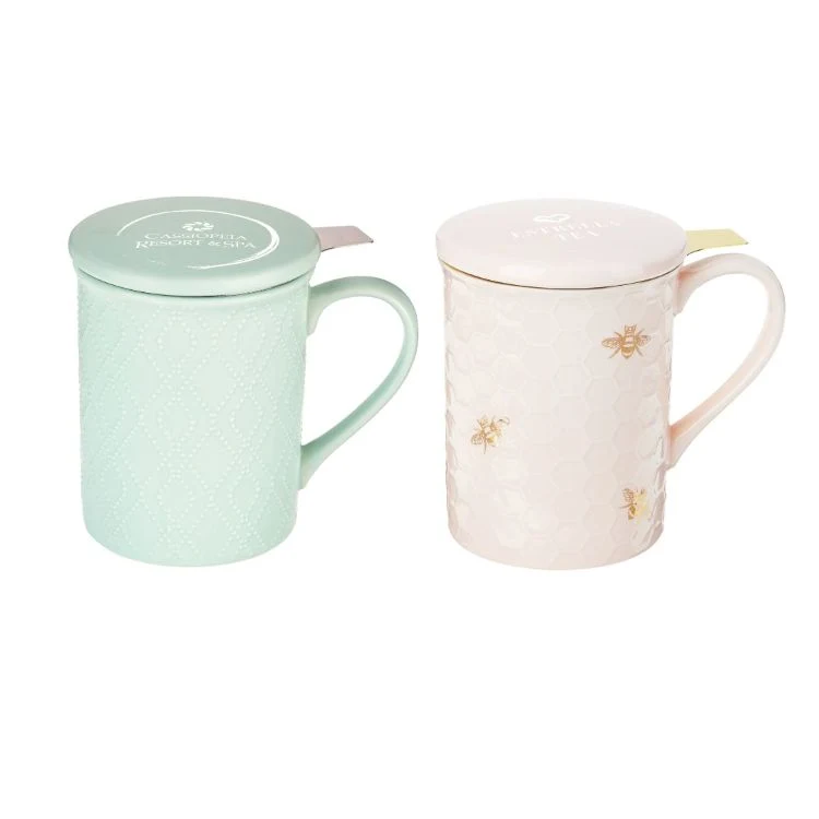 Pinky Up® Annette™ Ceramic Tea Infuser Mug 1