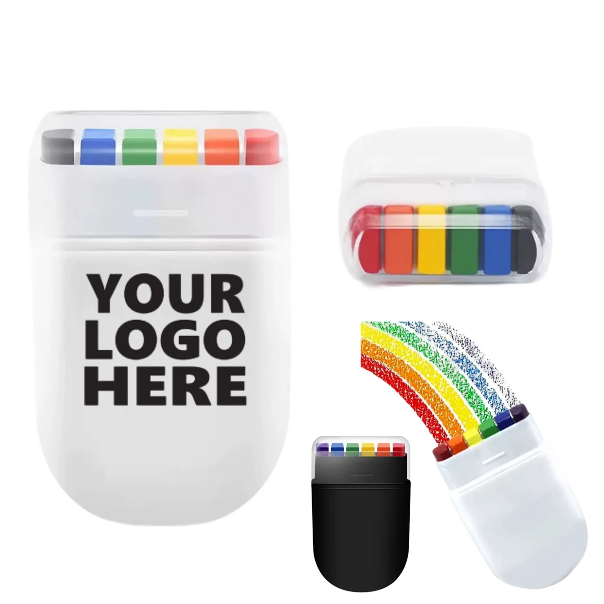 6-Color Rainbow Face Paint 1