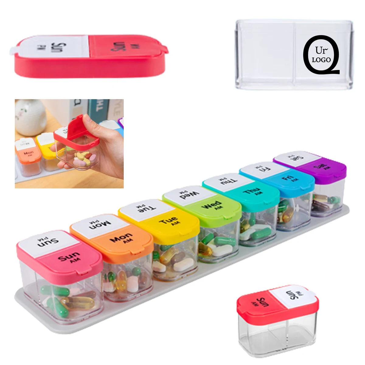 Weekly Divisible Pill Case 1