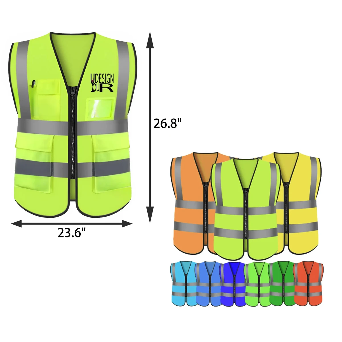 MOQ 50 PCS Reflective Safety Vest 1