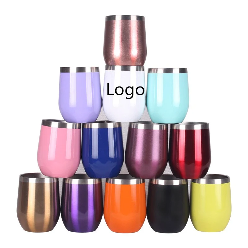 Insulated Wine Tumbler with Lid Durable Coffee Mug 1