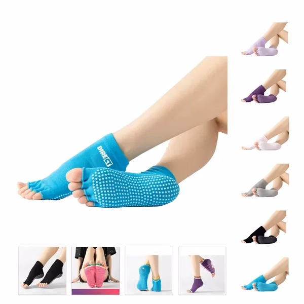 Custom Unisex Non Slip Grip Socks Toeless — Yoga & Fitness Performance Giveaway