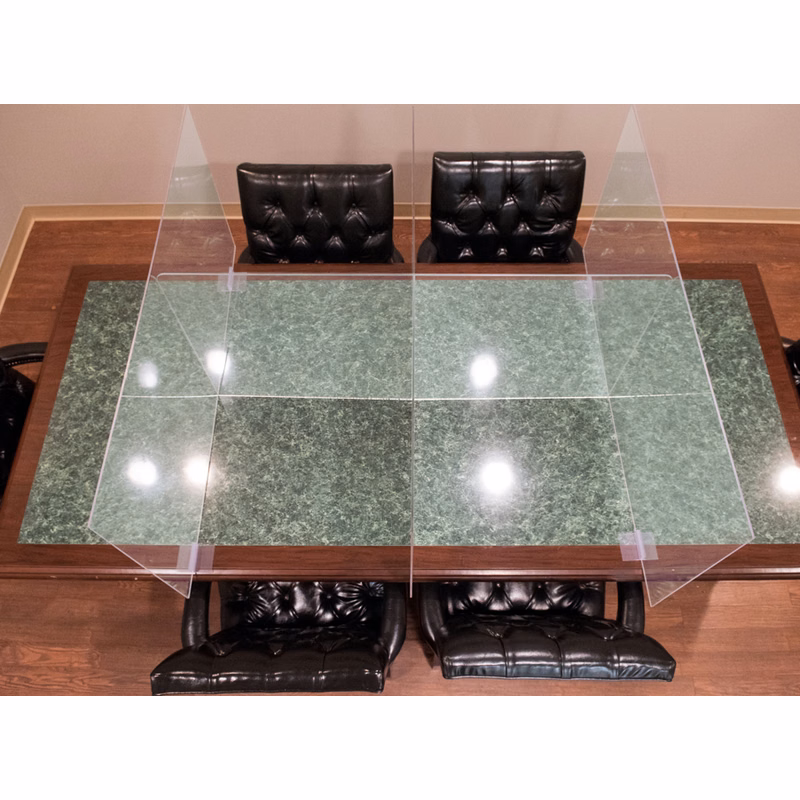 TopLine Table Top Divider Shield 4 Person
