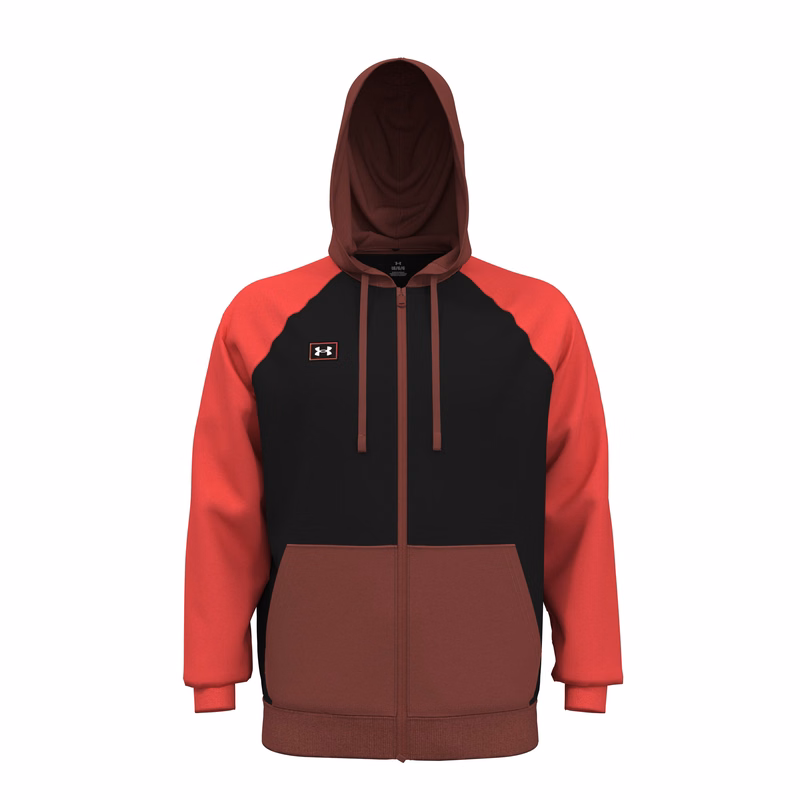 UA Rival Fleece Colorblock Men's Full-Zip