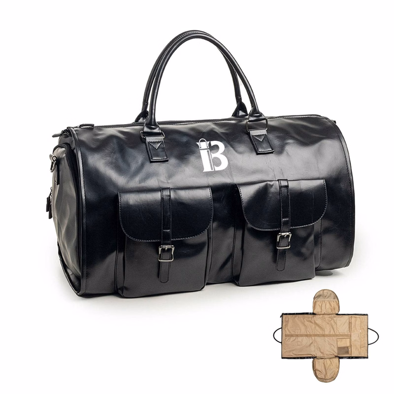 Large hand-held foldable duffel bag