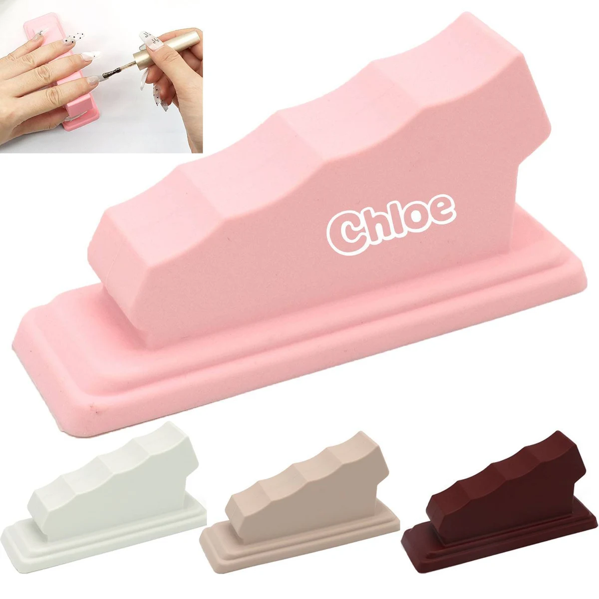Manicure Finger Stand Silicone Holder for Nail Practice 1