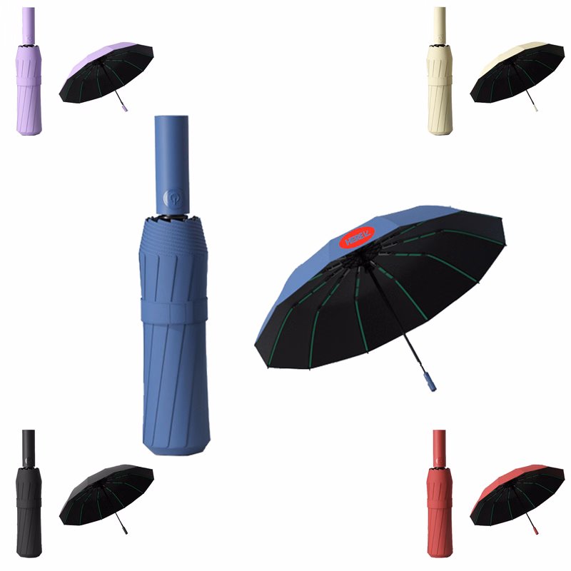 MOQ 5pcs 12-Rib Portable Umbrella