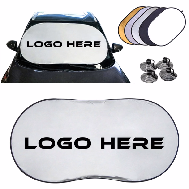 MOQ 100 UV Protection Car Sunshade With Strong Suction Cups
