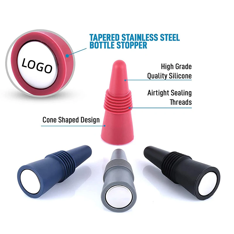 Tapered Stainless Steel Bottle Stopper 1