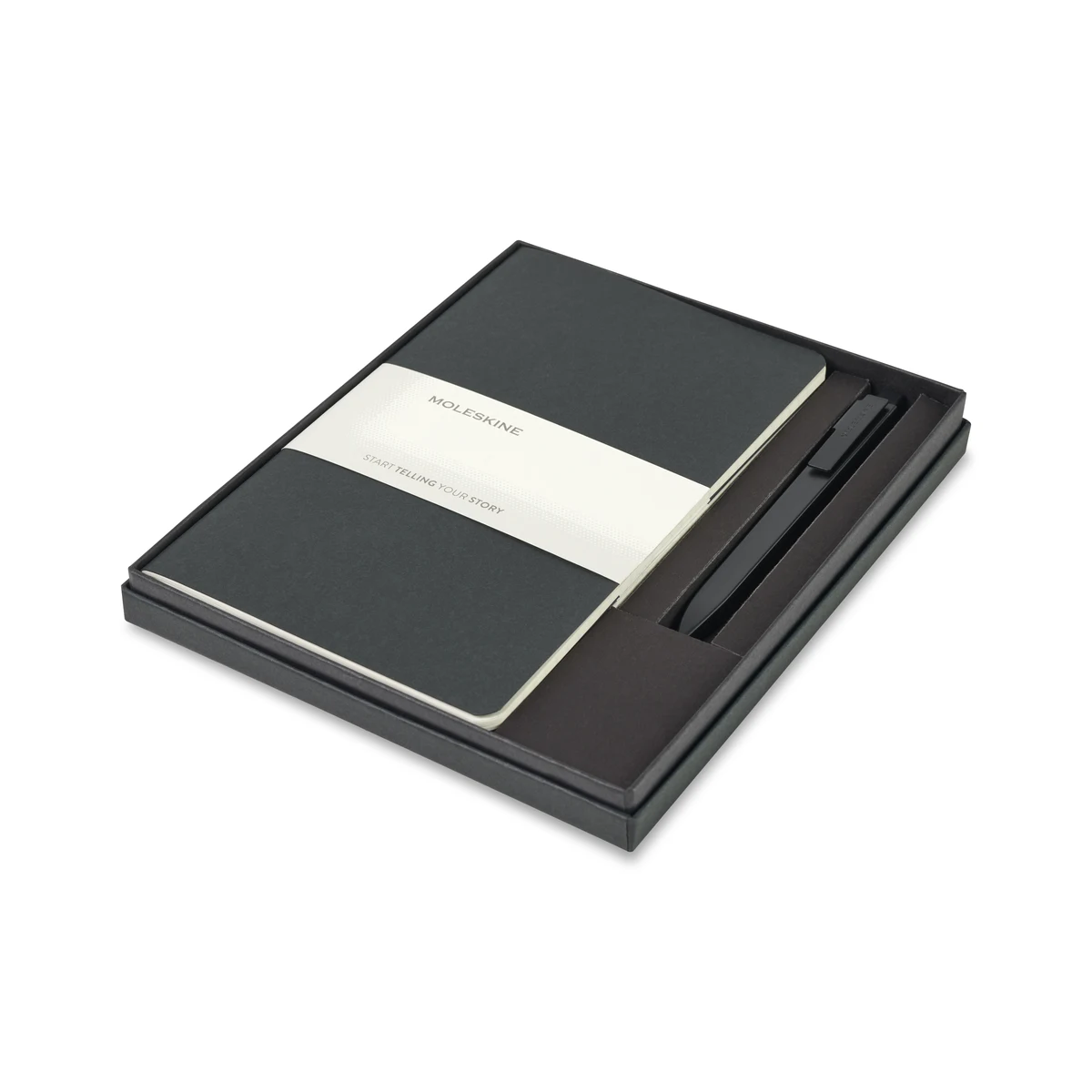 Moleskine® Large Cahier and GO Pen Gift Set 1