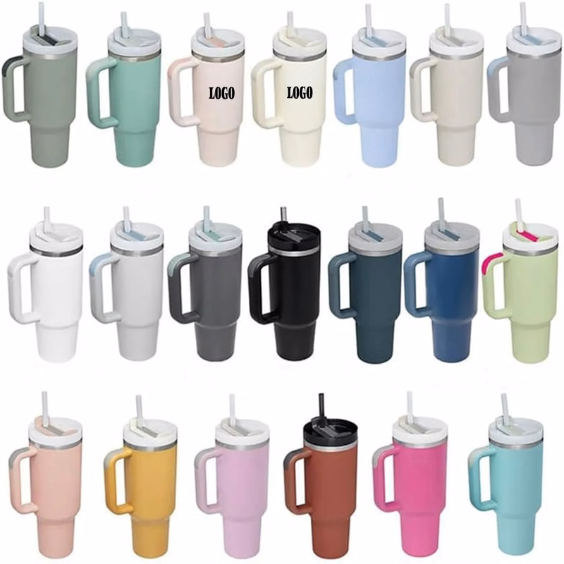 Fashion Classic 40 Oz Tumbler with Lid and Straw