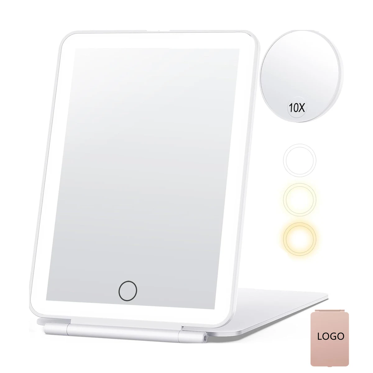 3 Color Light Rechargeable Makeup Mirror 1