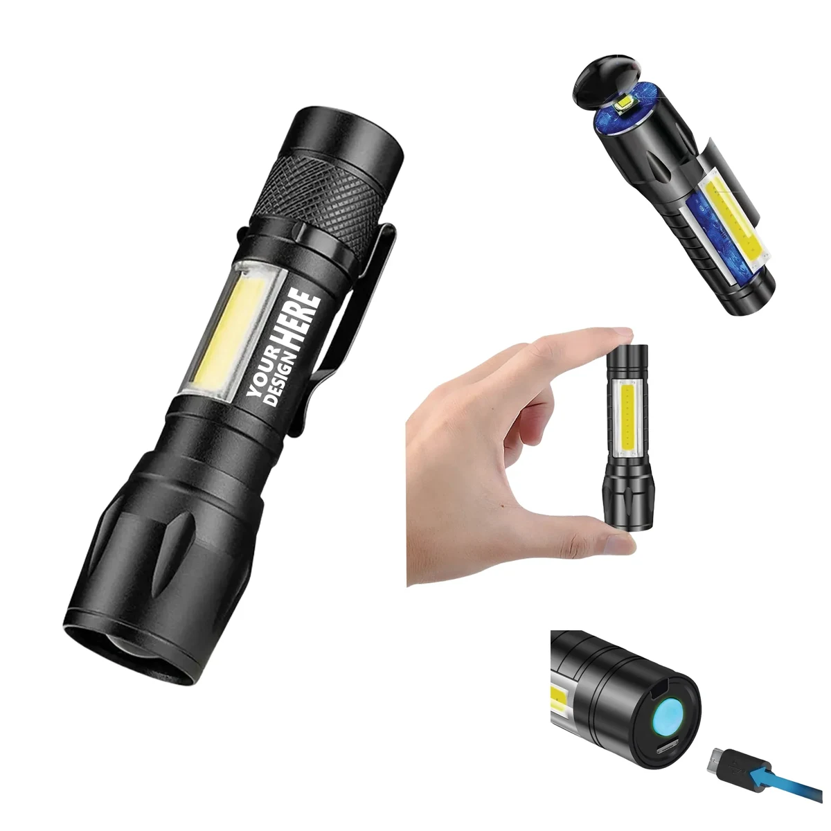 3 Modes Adjustable Flashlight 1