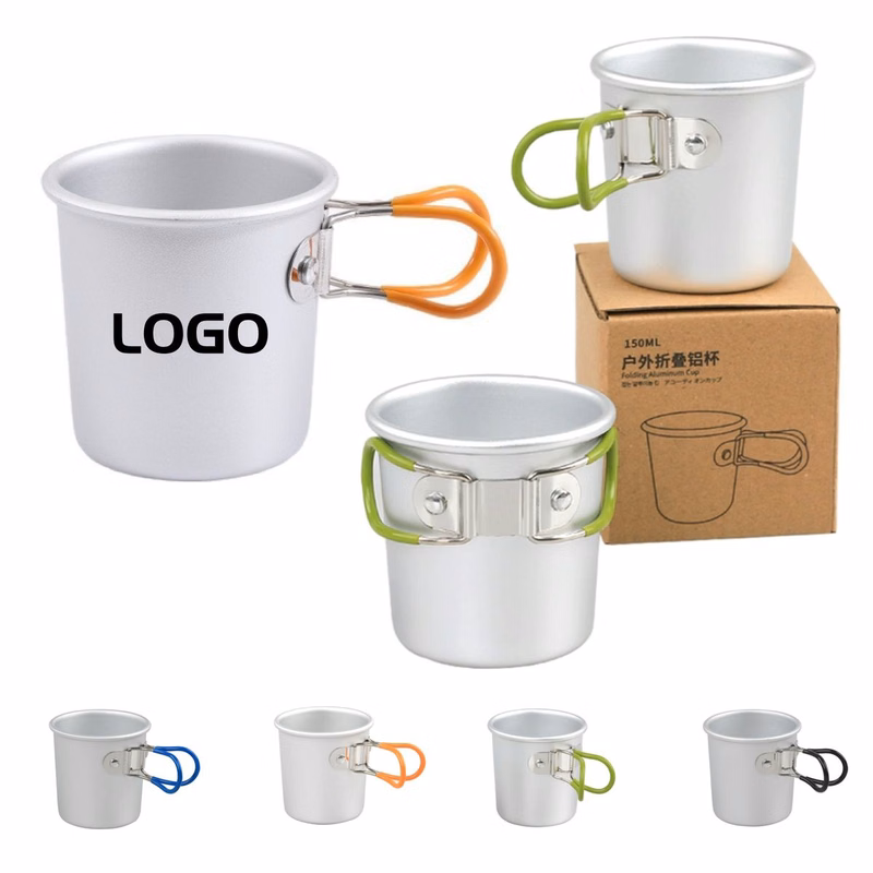 Collapsible 5025 Aluminum Alloy Camping Cup for Backpacking