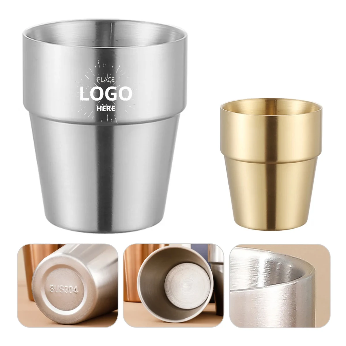 10 oz Premium Stainless Steel Cup 1