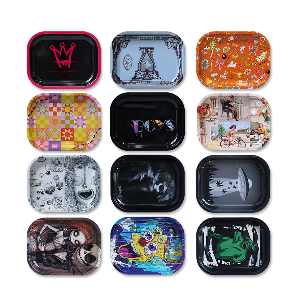 Full Color Print Cigarette Rolling Tray 1