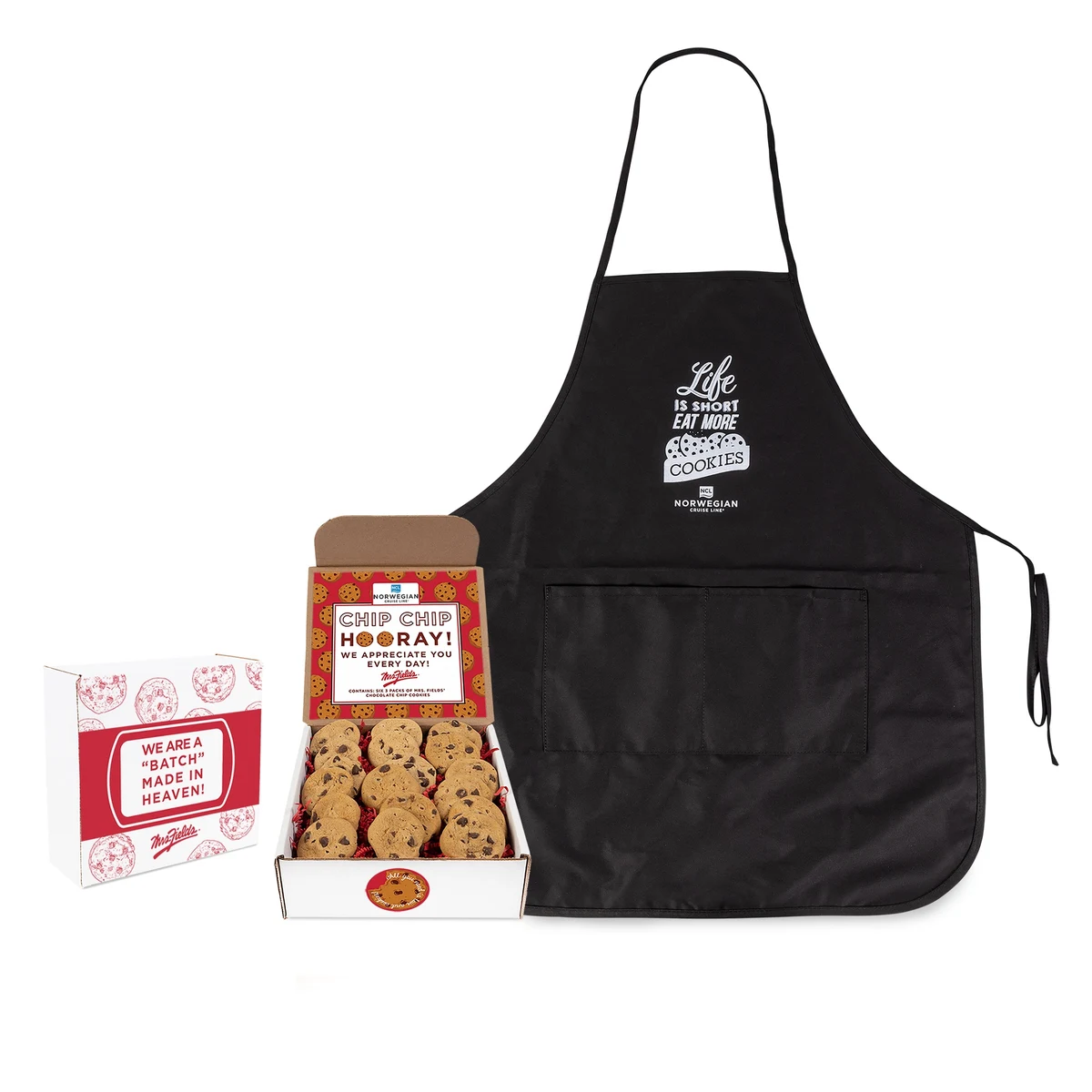 A Batch Made In Heaven Mrs. Fields Cookie Mailer with Apron 1