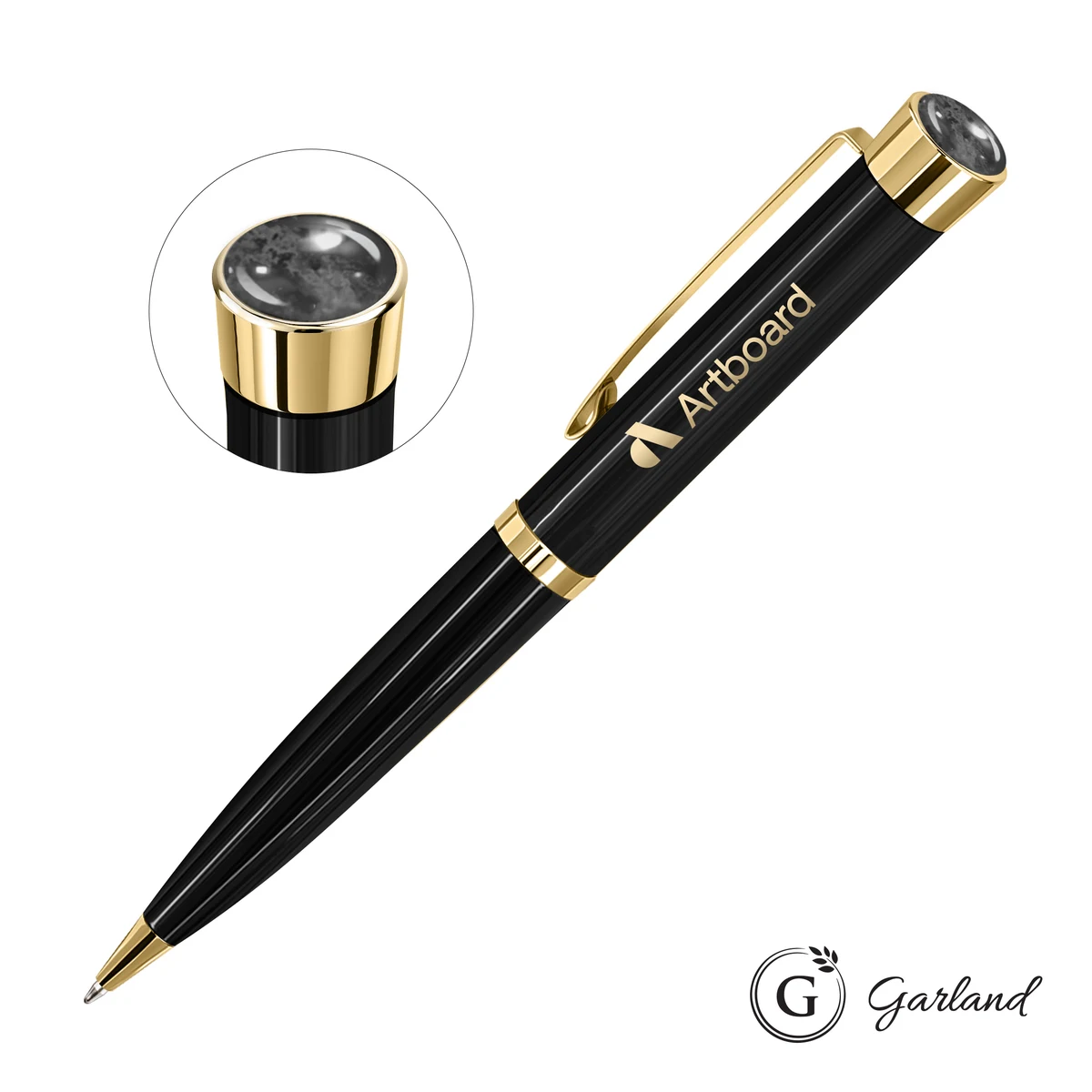 Garland® Executive Color Aura Ballpoint Pen - Gold 1