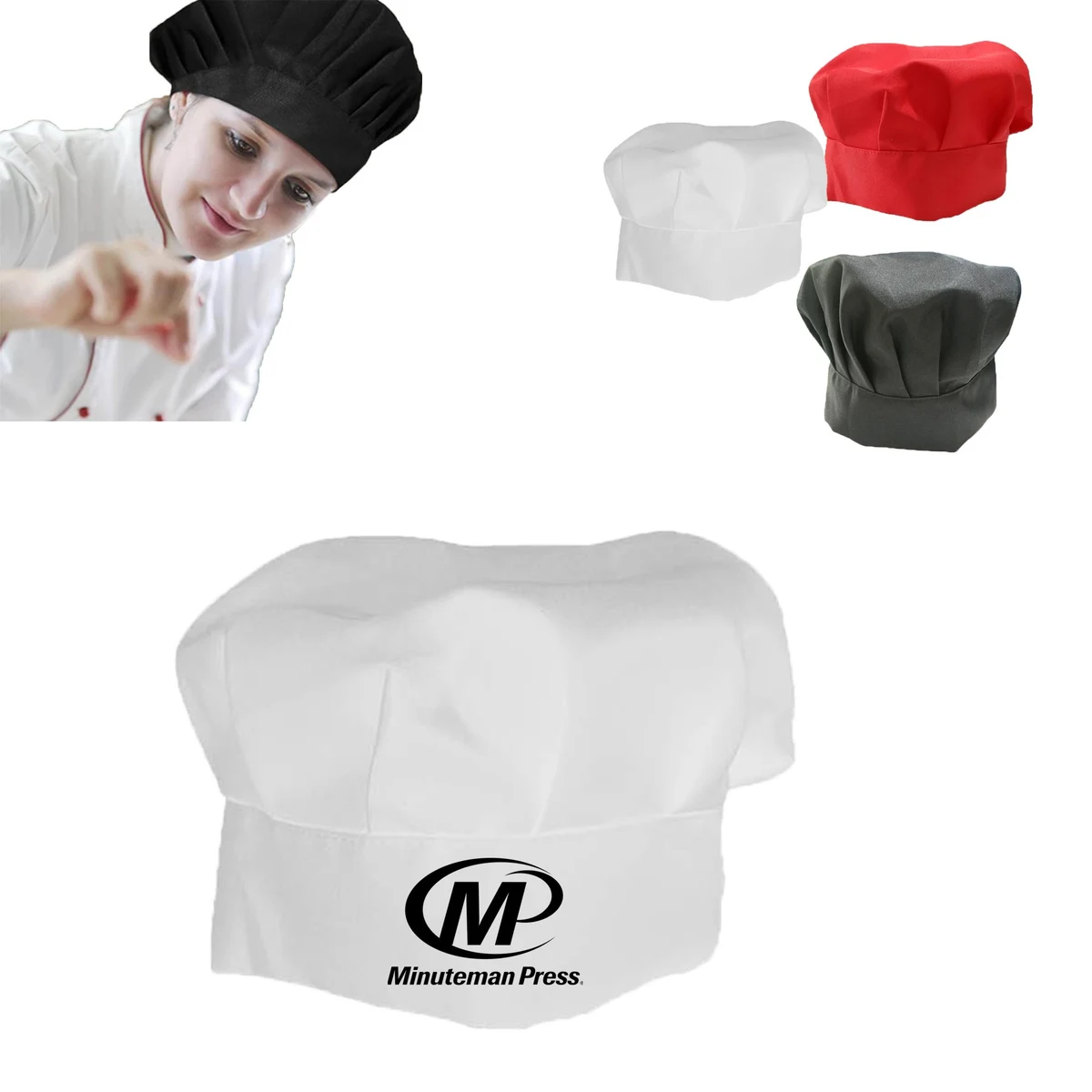 Adult Adjustable Kitchen Cooking Chef Cap 1