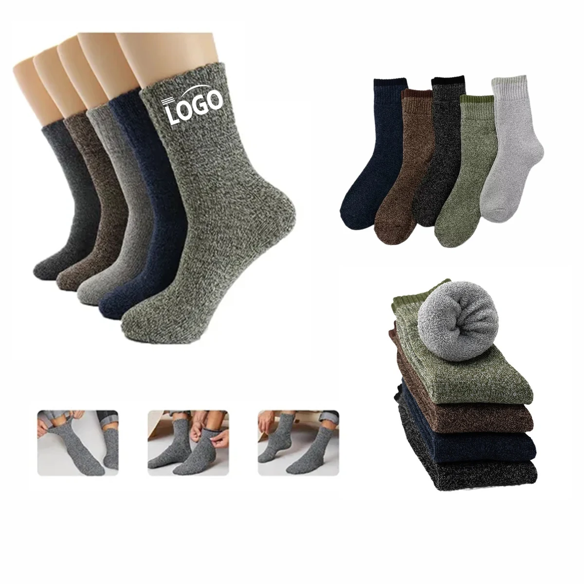 Casual Winter Socks MOQ 10pcs 1