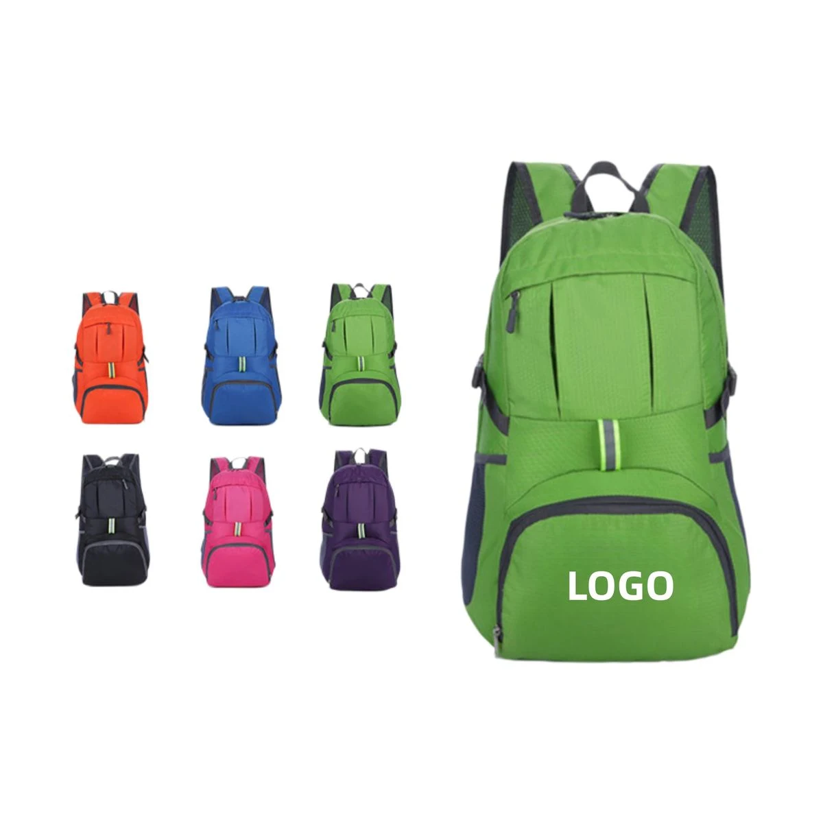 Two-Way SBS Zipper Lightweight Backpack 1